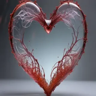 aesthetic transparent heart