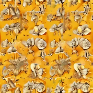 aesthetic yellow background