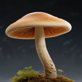 thin stemmed mushroom