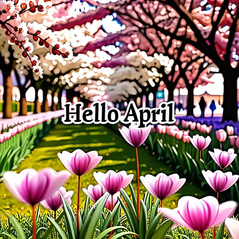 hello april images