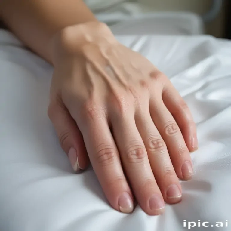 hospital patient hand pic