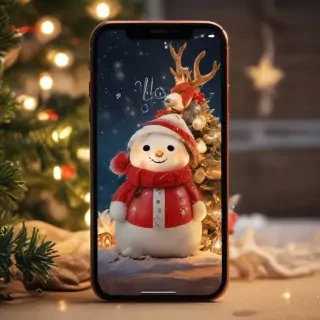 cute christmas phone backgrounds