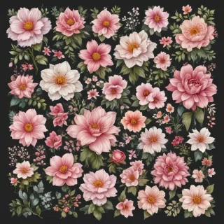 clipart transparent background flowers
