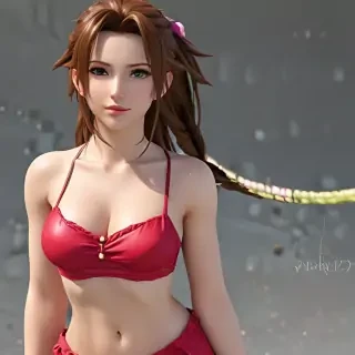 aerith bikini