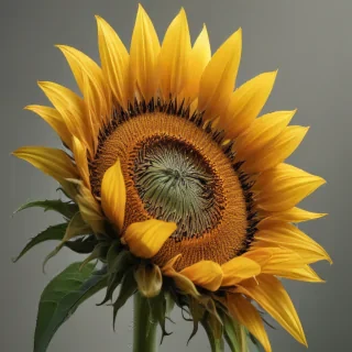sunflower outline