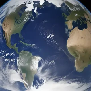 earth from space