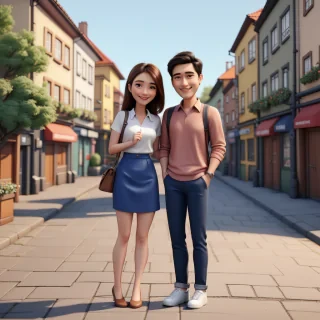 cartoon couple images