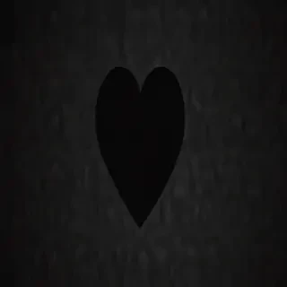 aesthetic black heart wallpaper