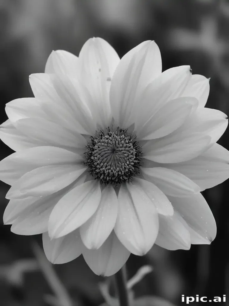 flower images black and white