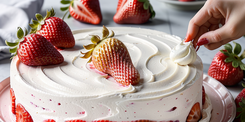 how to make a strawberry filling for a cake