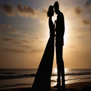 couple silhouette