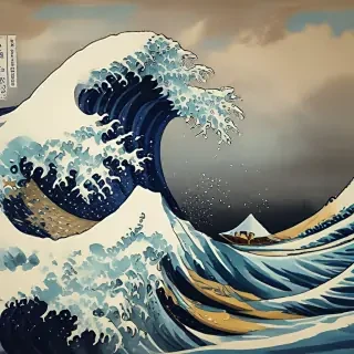 the great wave off kanagawa