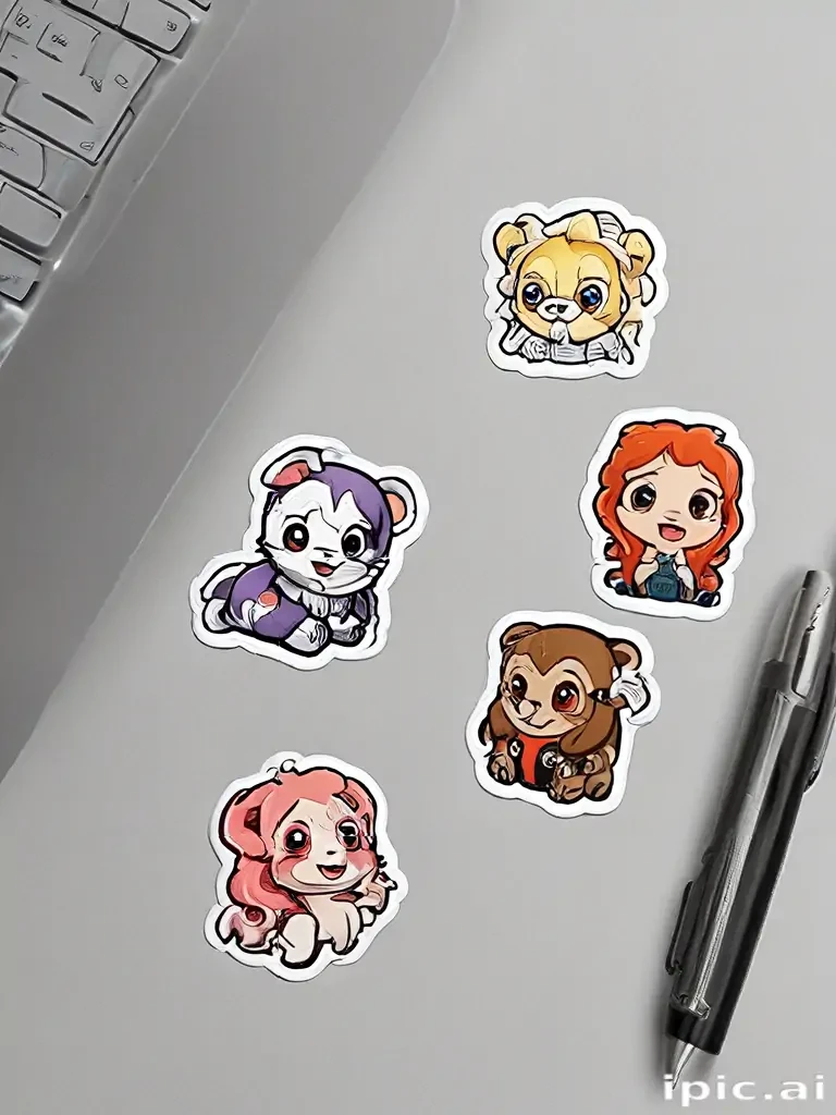 stickers mockup