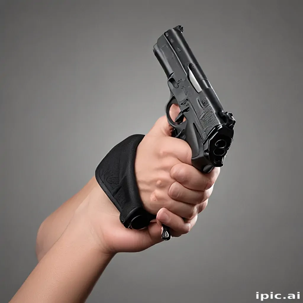 holding gun png