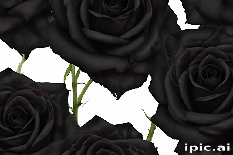 black roses png