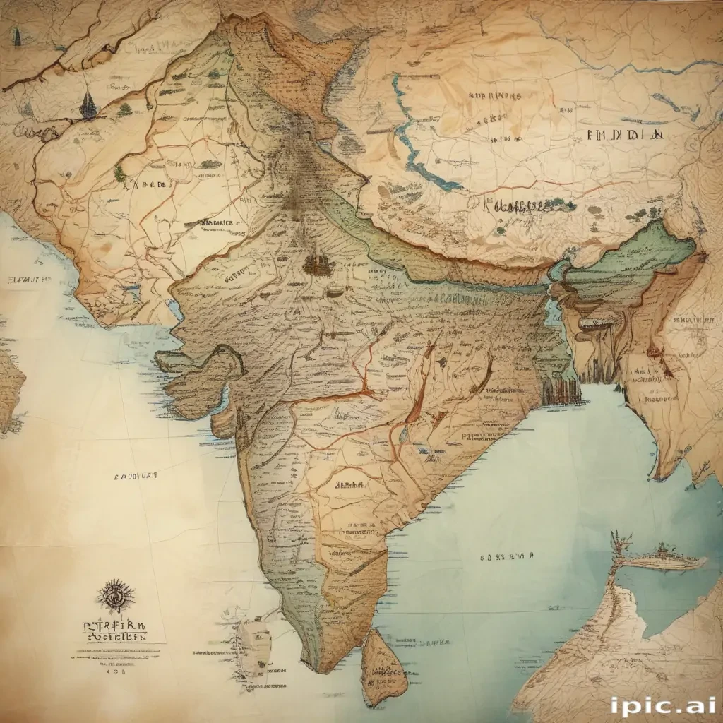 map of india