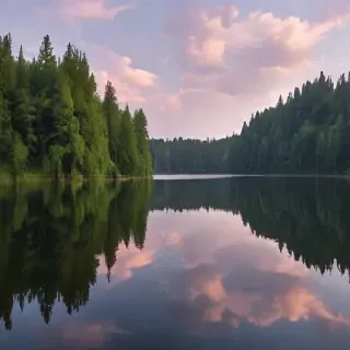 background lake