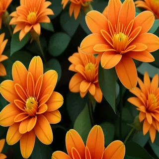 orange flower background