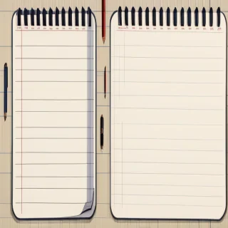 notebook page background