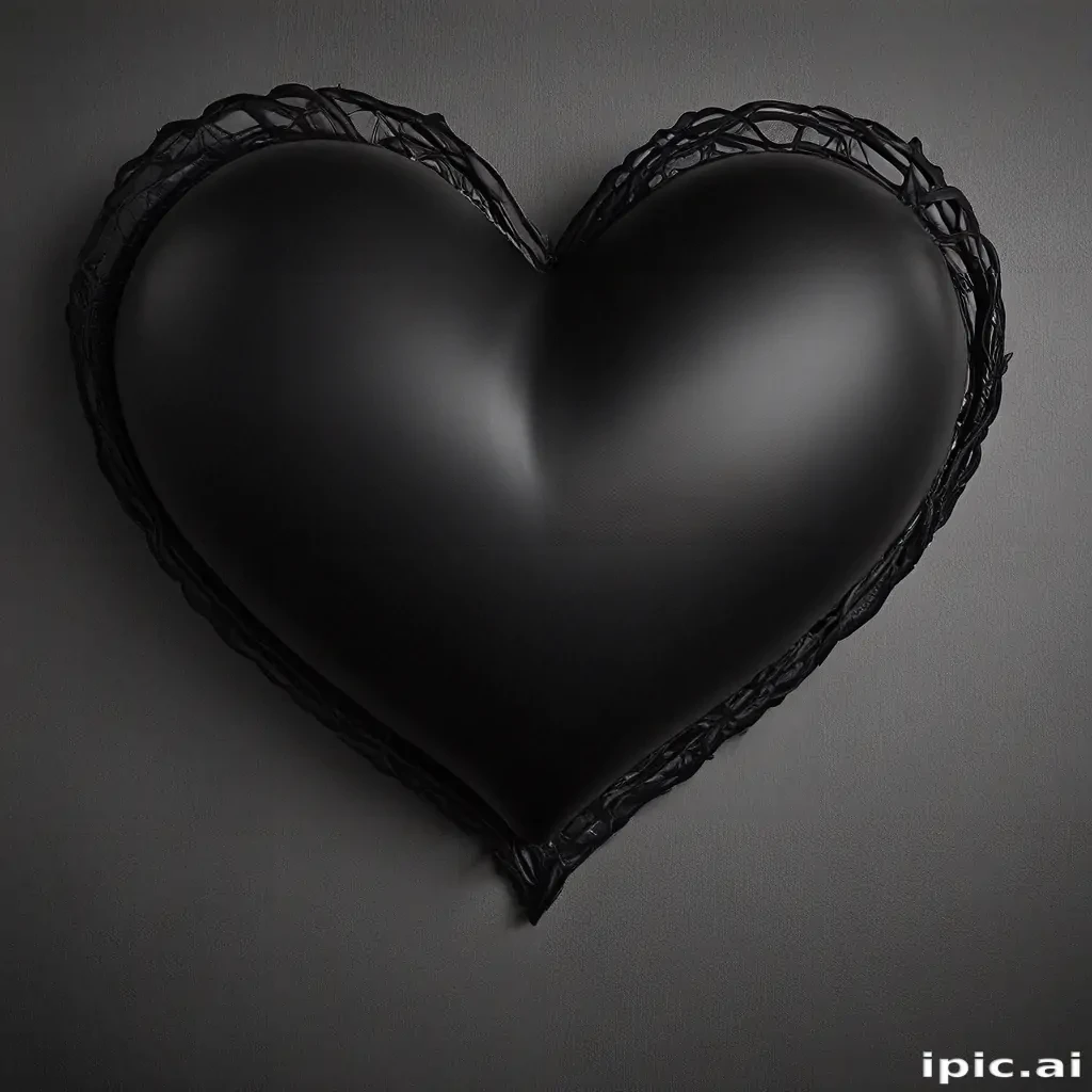black heart pic