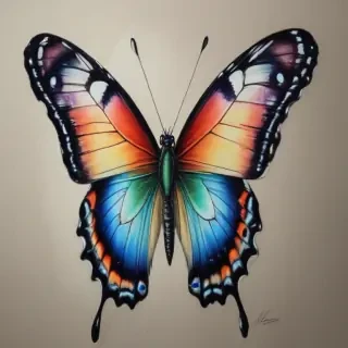 picture of a butterfly drawing