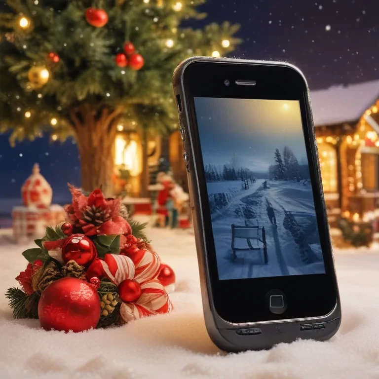 xmas phone background