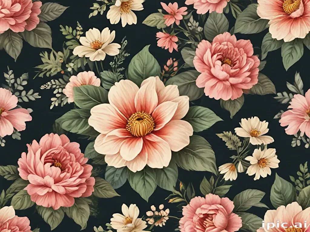 vintage flowers png