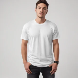 white tee png