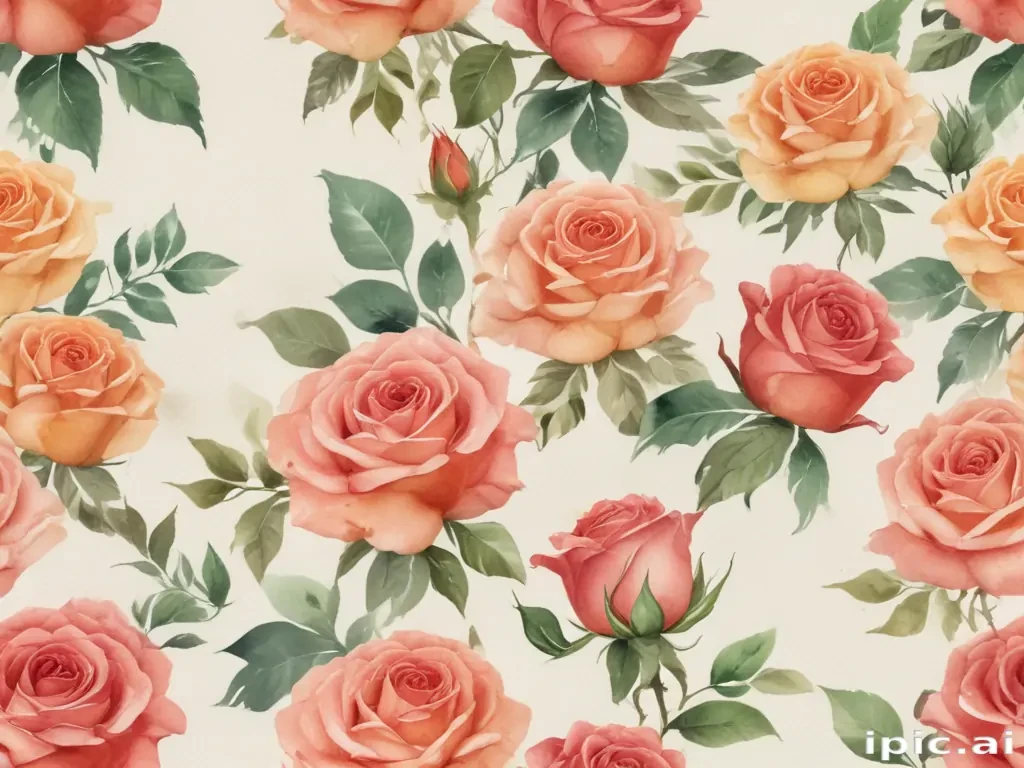 watercolor roses png