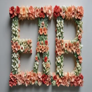 floral letters