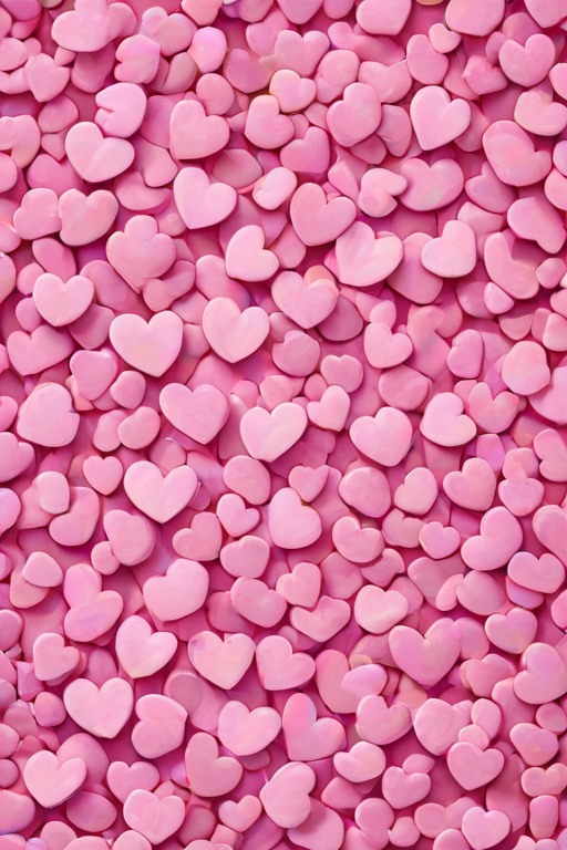 pink hearts background