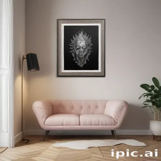 mockup wall art