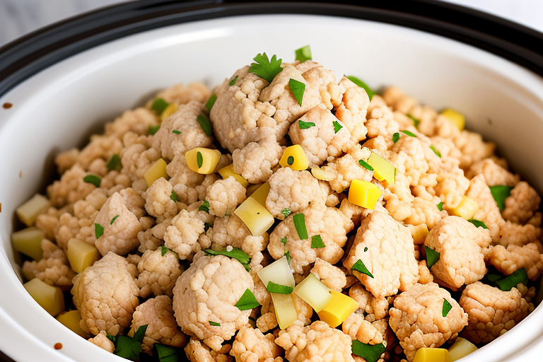 crock pot recipes with ground chicken