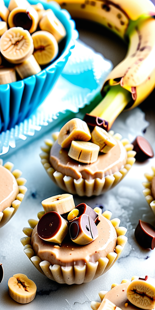 frozen banana peanut butter bites
