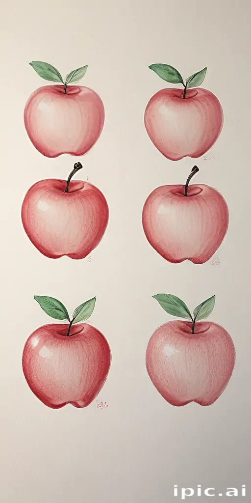 apple drawings
