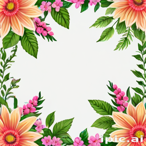 border flower png