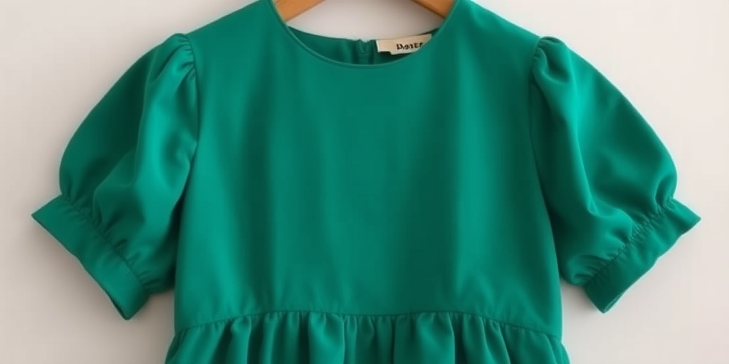Create a high-resolution image of a classic A-line dress in a solid color, lit with soft diffused lighting, using a DSLR camera with a 50mm lens, aperture set to f/2.8, ISO 100, and captured from eye level to enhance details and texture.