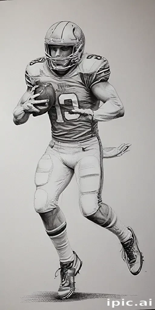 football drawing