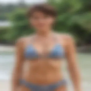 short hair bikini