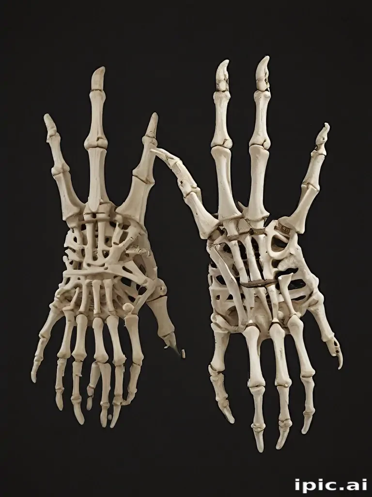 skeleton hands png