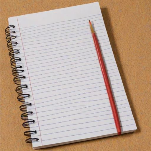 notebook paper image