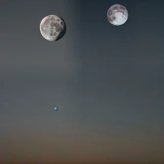 moon with no background