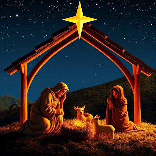 manger scene images free
