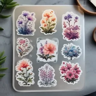 transparent aesthetic stickers