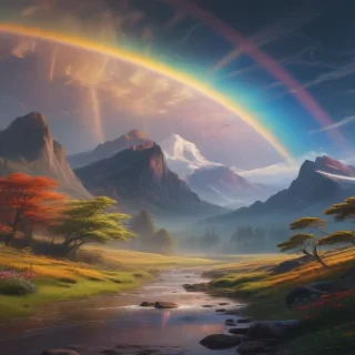 aesthetic rainbow wallpaper