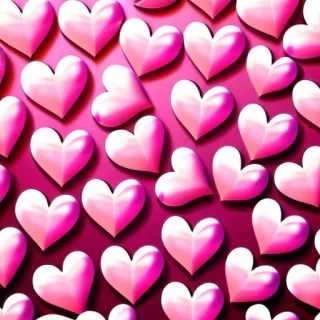 pink hearts background