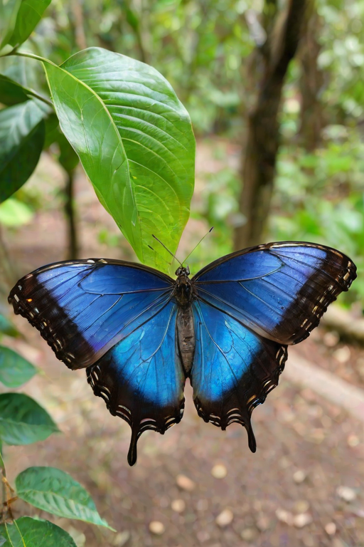 blue morpho butterfly