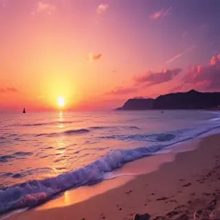 cute sunset wallpaper