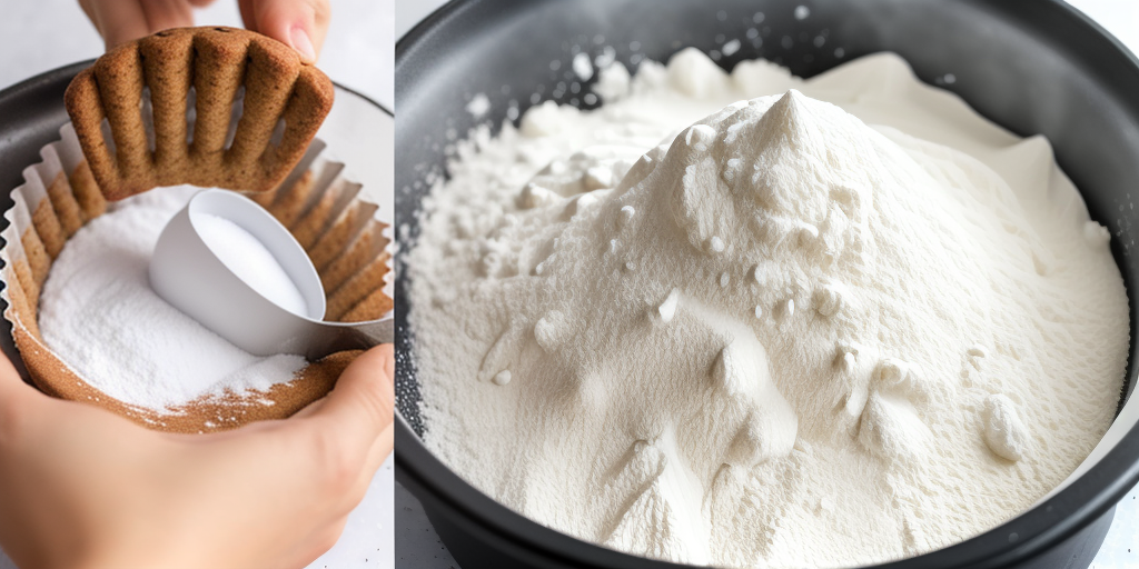 adding fiber powder to baked goods