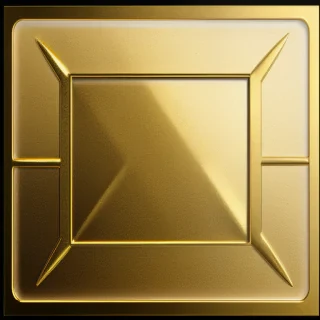 gold border transparent
